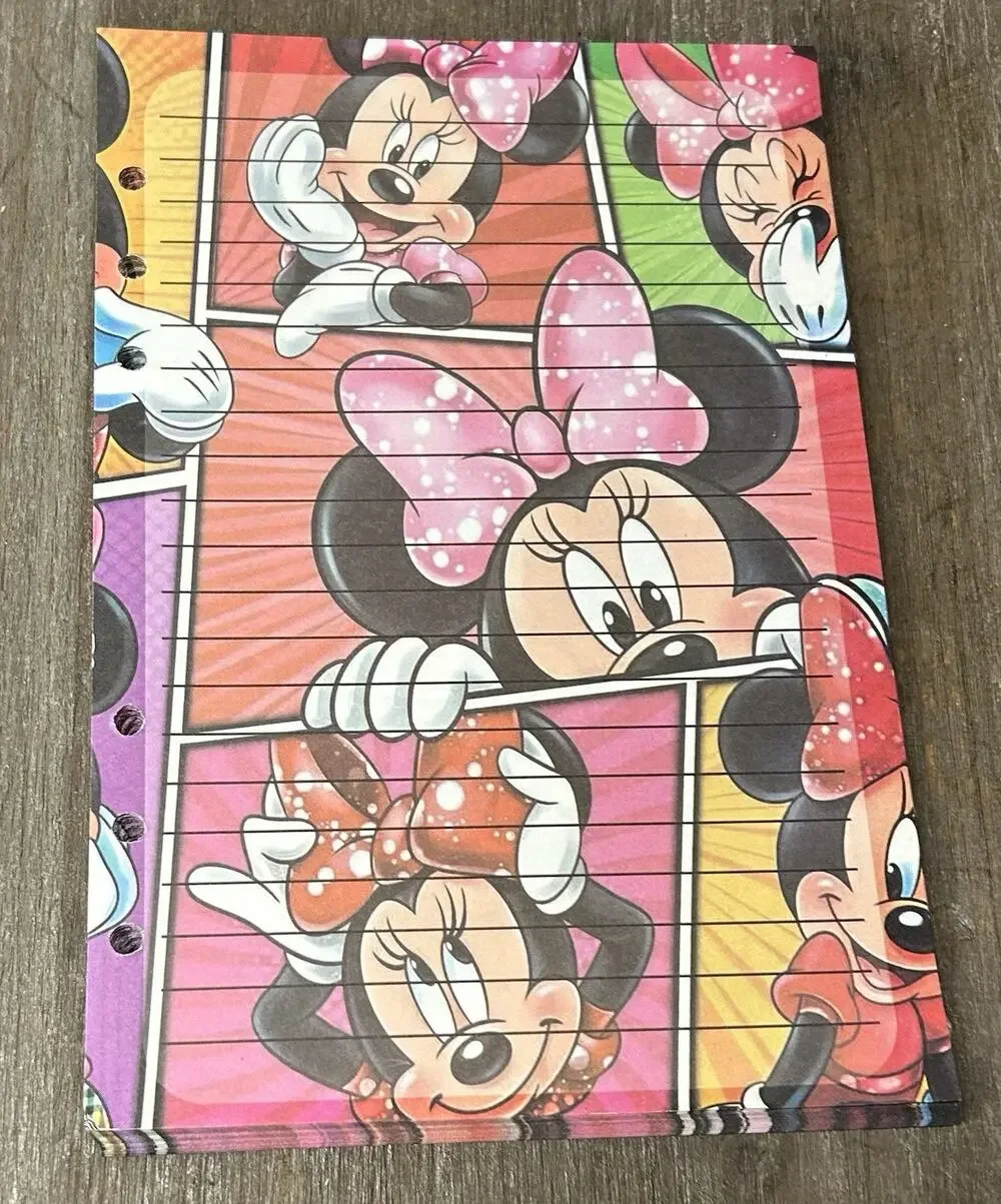 Minnie Mouse Size A5 Refill Paper (50 Sheets)